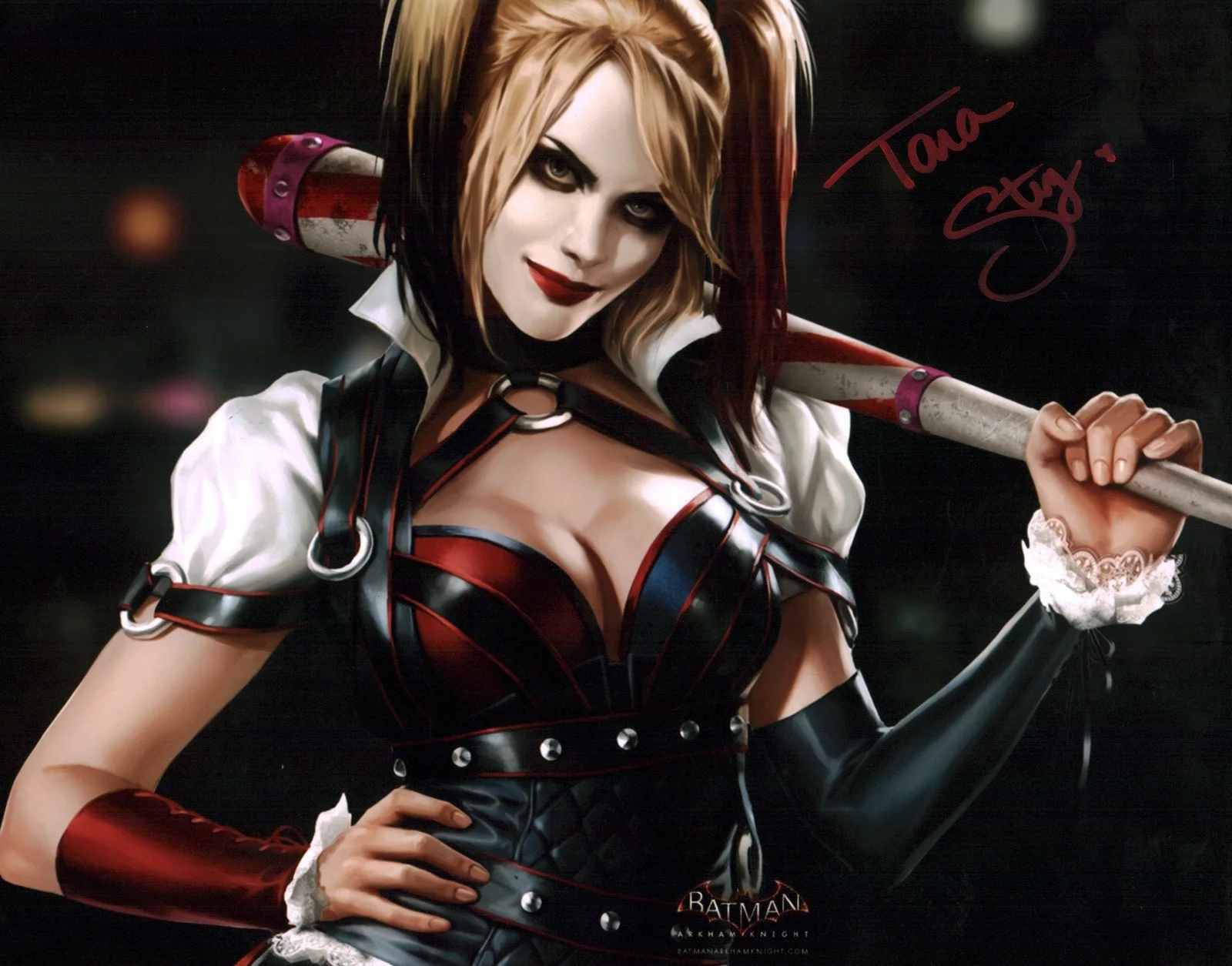 Tara Strong — Tara Strong Batman Arkham Knight 11x14 Signed Photo Poster JSA Certified Auto