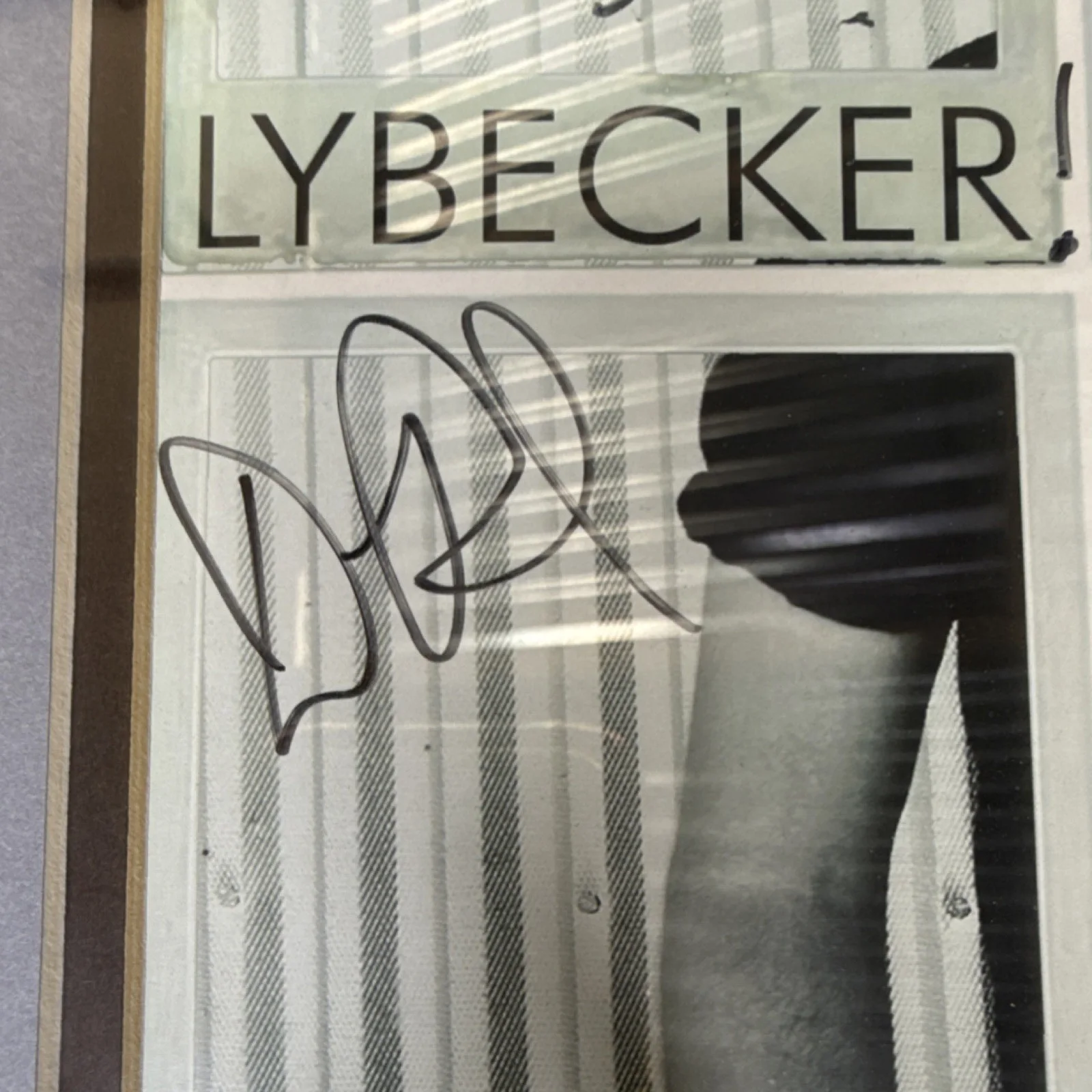Lybecker Original Autographed Band Photo Multiple Signatures Music Memorabilia, image 2