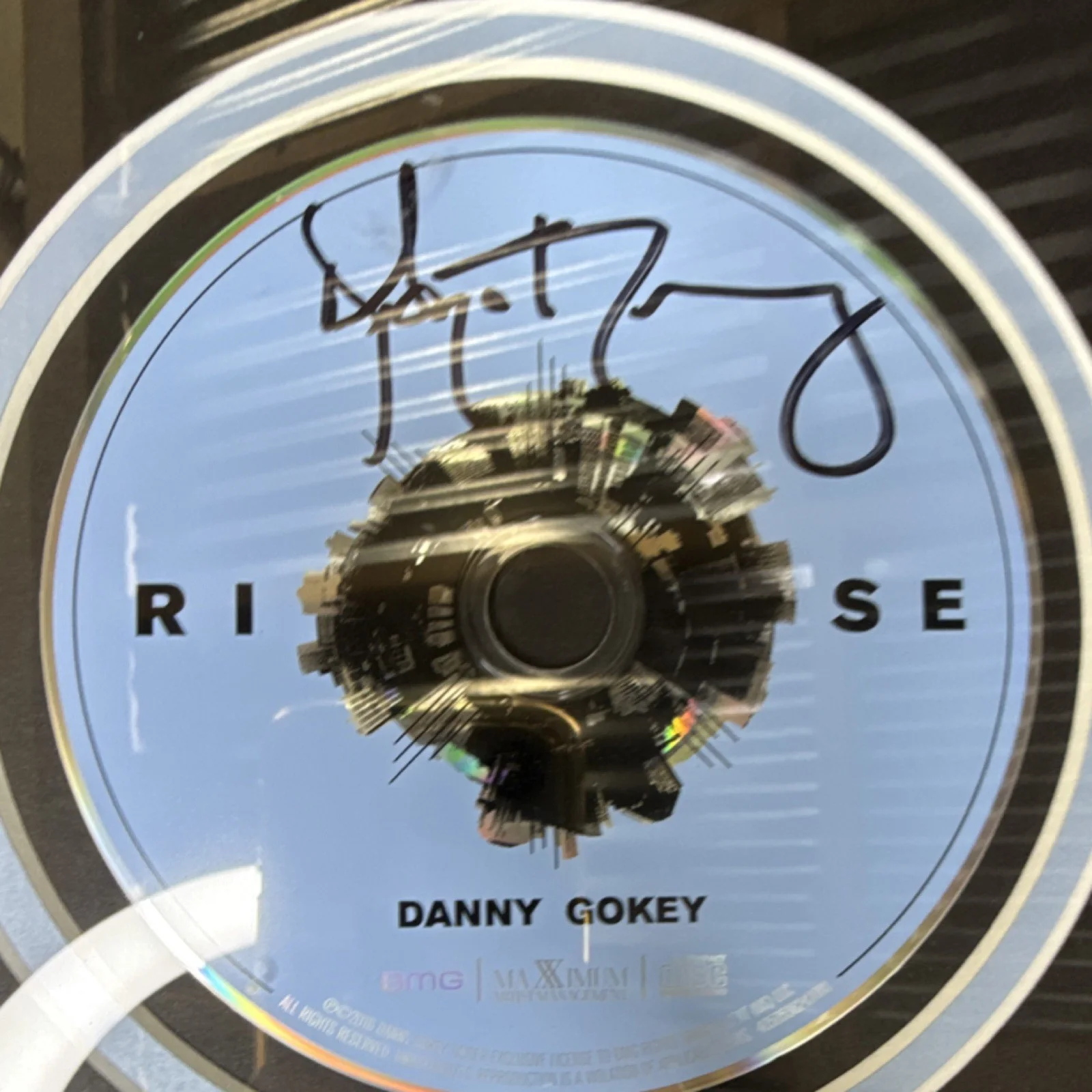 Danny Gokey Rise Signed Original CD & Booklet Framed Music Display, image 2