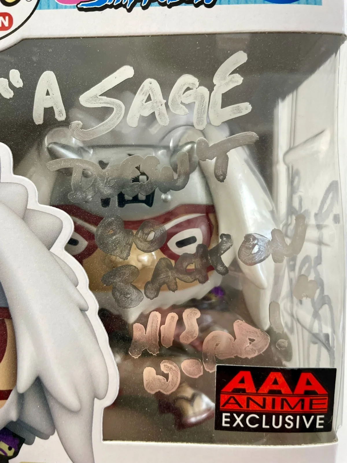 David Lodge — David Lodge Signed Naruto Shippuden Jiraiya Sage Mode AAA AE Funko POP! JSA COA, image 2