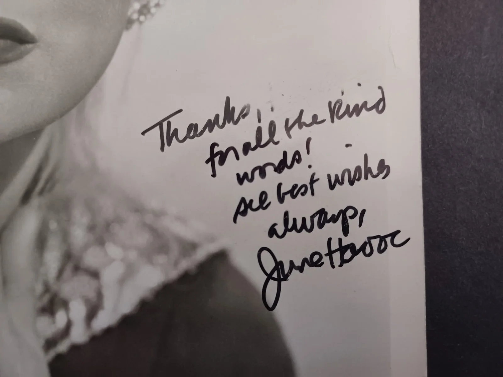 June Havoc (d. 2010) Signed 8x10 Photo - Actress, image 2