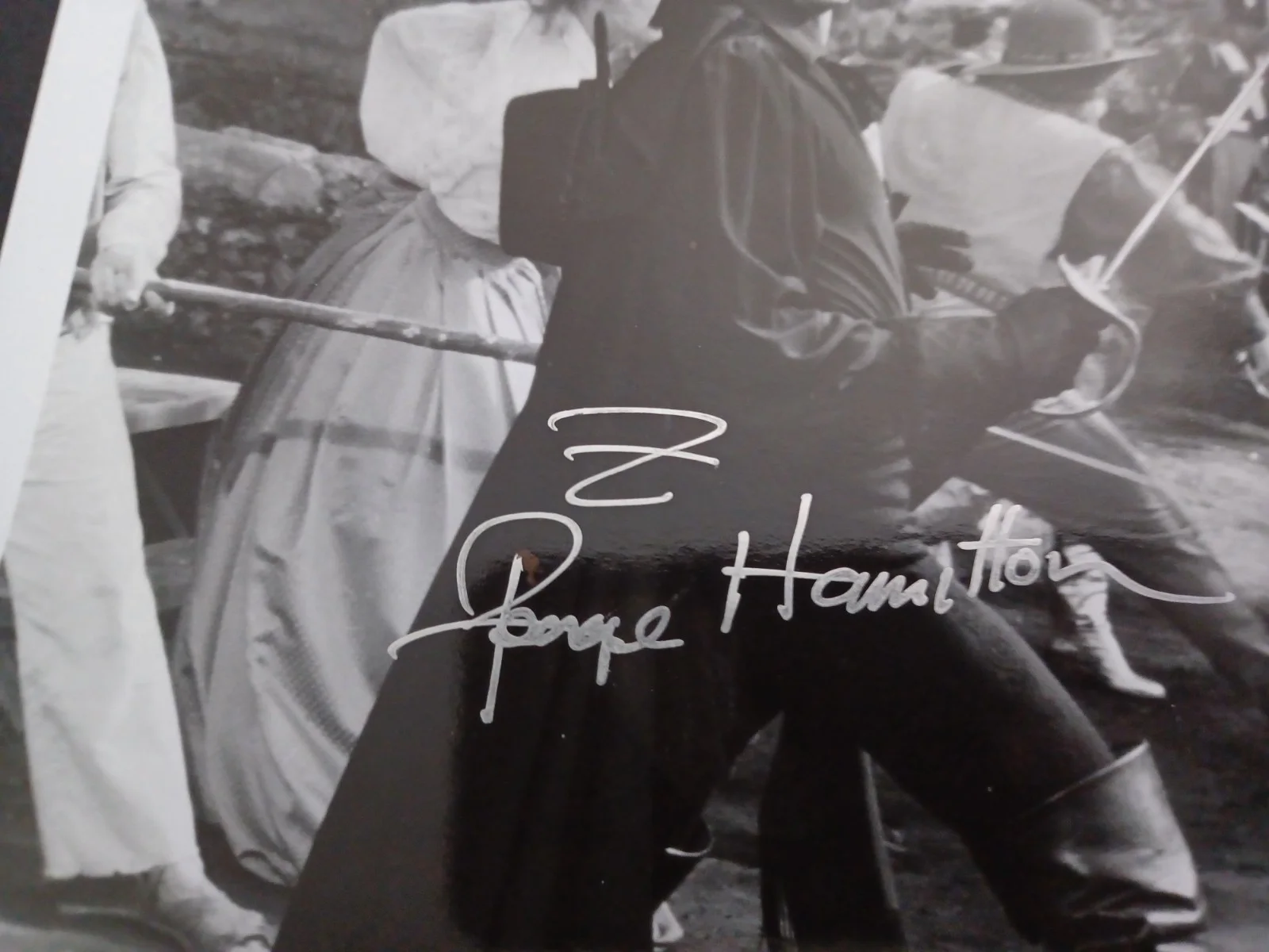George Hamilton Signed 8x10 Photo - Zorro, the Gay Blade, image 2