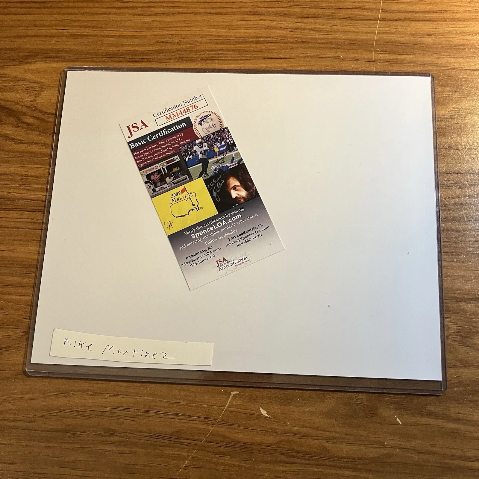 Mike Martinez — Killer Clowns From Outer Space Mike Martinez Signed Photo + Acrylic Standup JSA, image 5