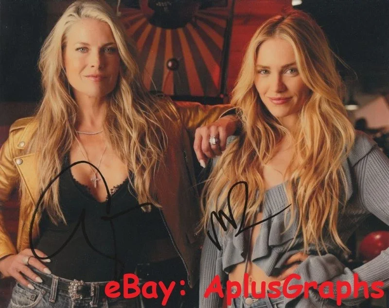 Ali Larter with Michelle Randolph — LANDMAN... Michelle Randolph and Ali Larter - SIGNED