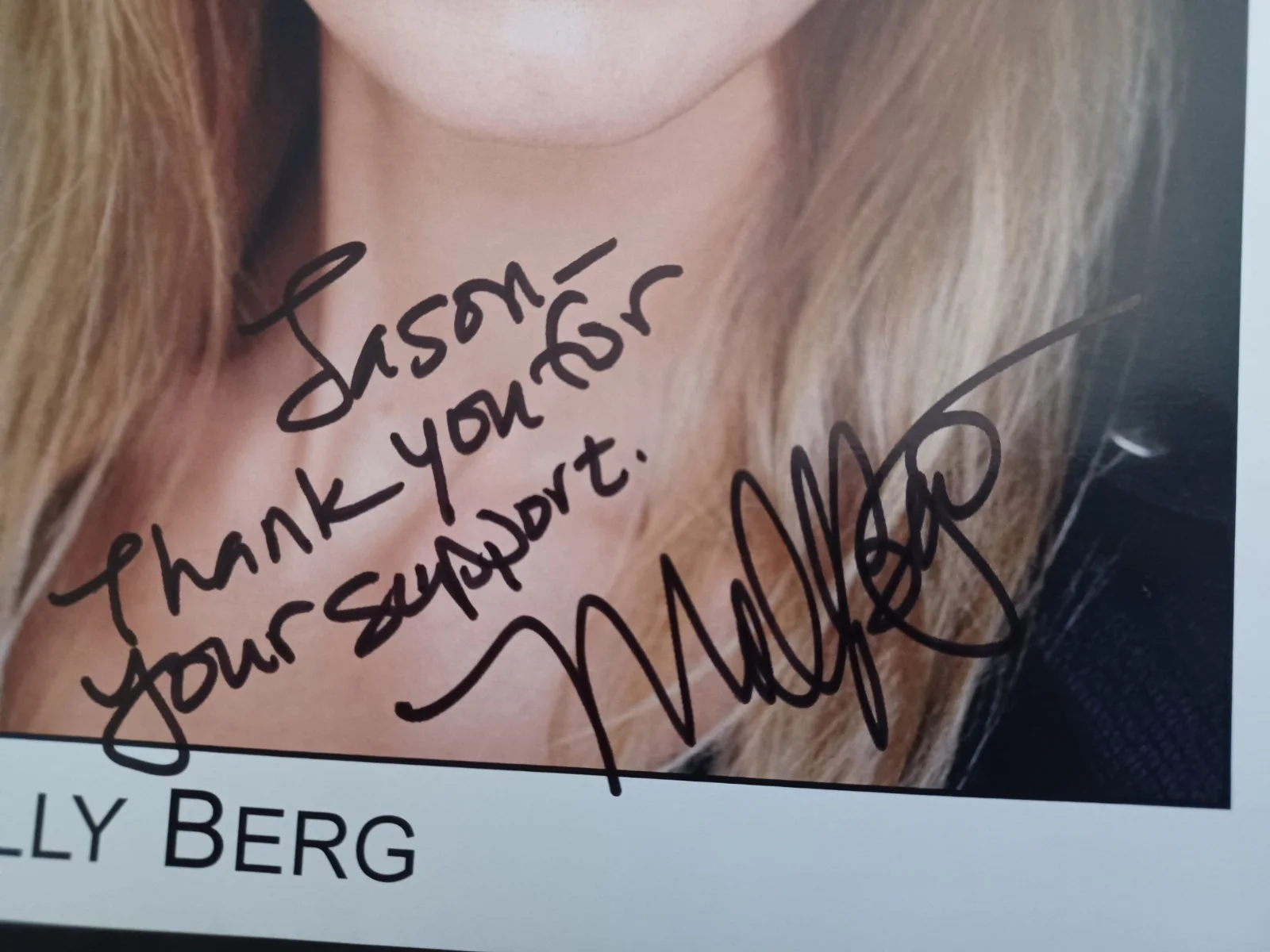Molly Berg Signed 8x10 Photo - Walker, Queen Sugar, image 2