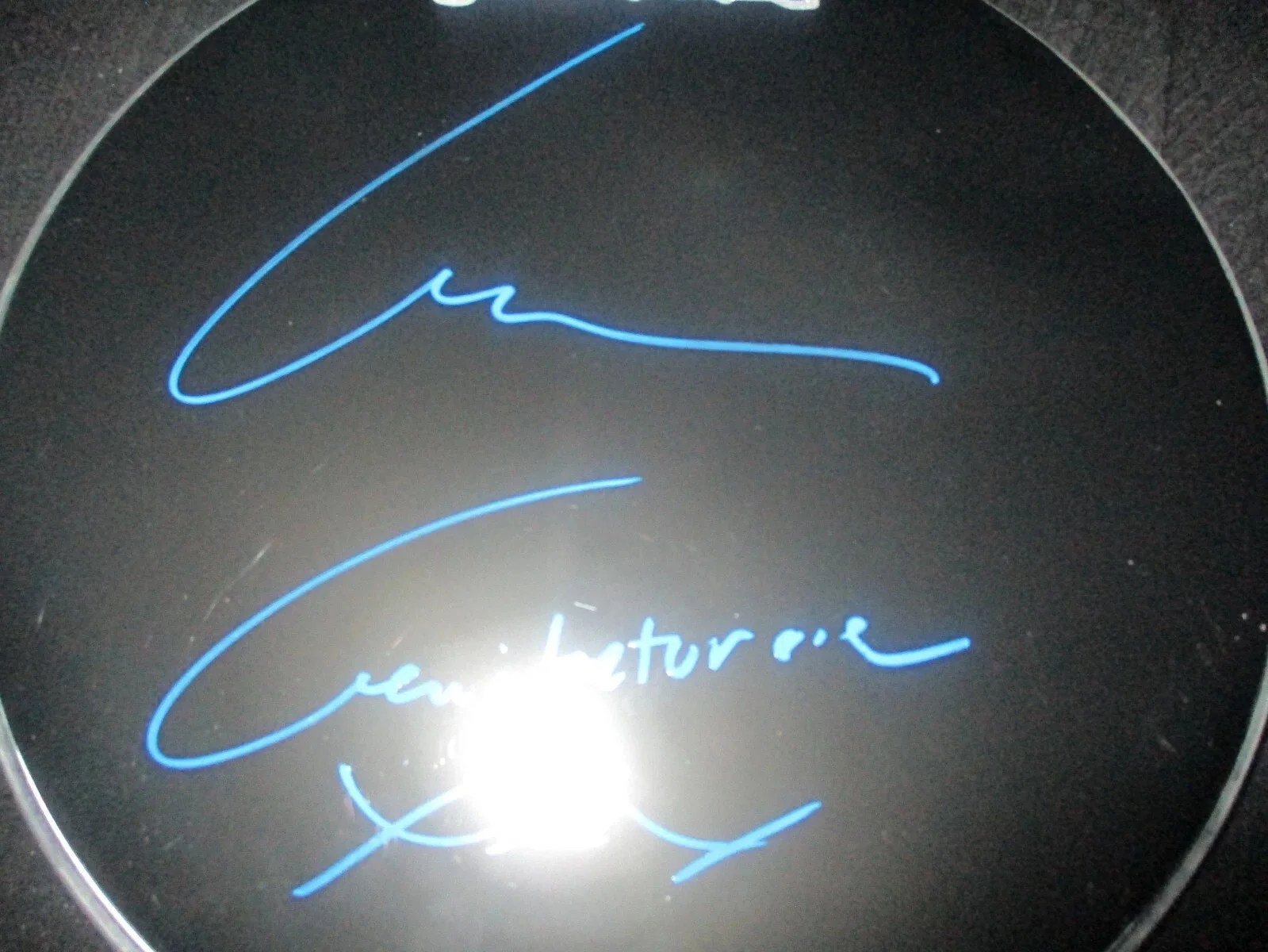 GENITORTURERS AUTHENTIC AUTOGRAPHED/SIGNED 12" LOGO DRUMHEAD--GEN, image 4
