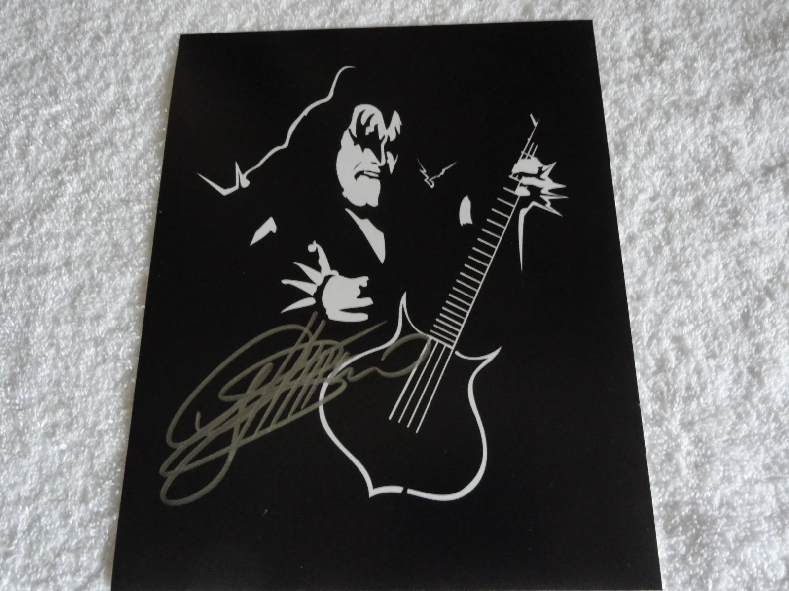 KISS GENE SIMMONS Autographed/Signed, image 5