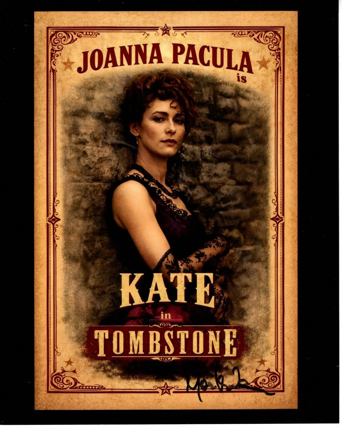 Joanna Pacula — JOANNA PACULA Signed 8x10 TOMBSTONE KATE Photo w/ Hologram COA