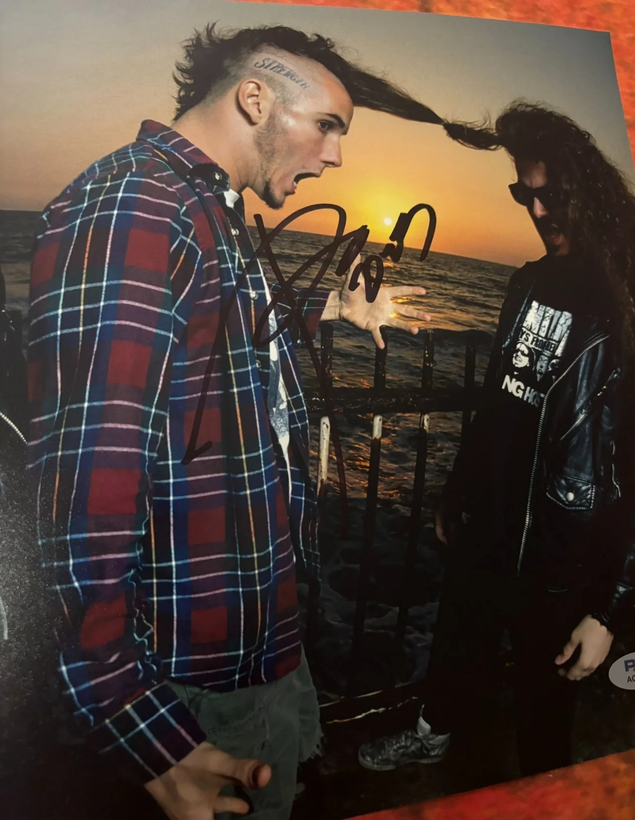 PSA Pantera Lead Singer * PHIL ANSELMO * Signed 11x14 Photo PROOF COA, изображение 4