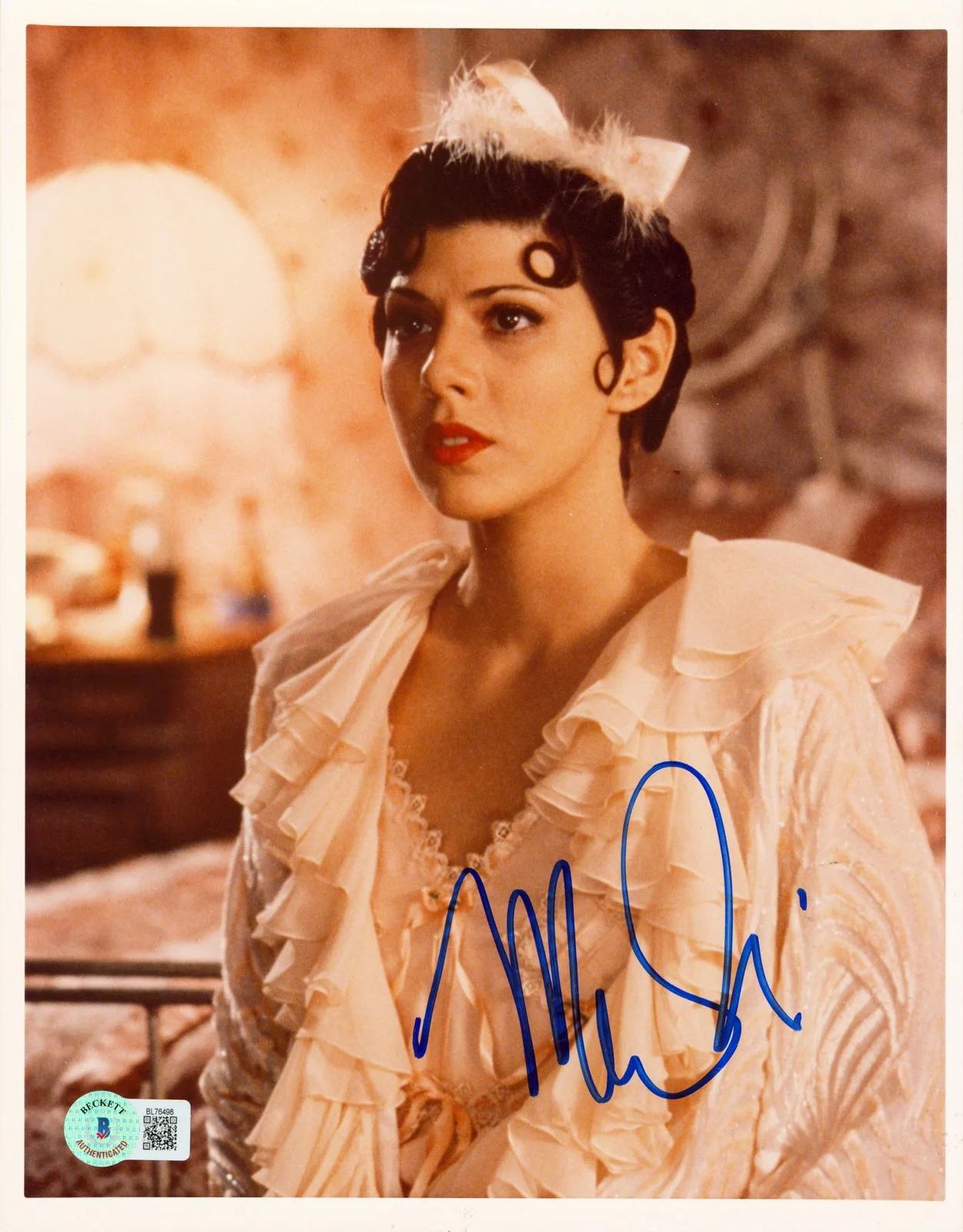 Marisa Tomei — Marisa Tomei The Flamingo Kid Authentic Signed 8x10 Photo BAS #BL76498