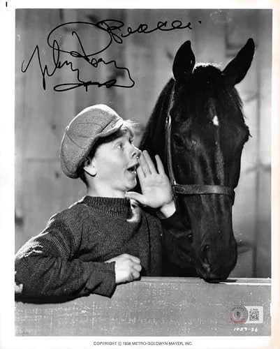Mickey Rooney — Mickey Rooney Stablemates Authentic Signed 8x10 Photo Autographed BAS #BL76494, изображение 2