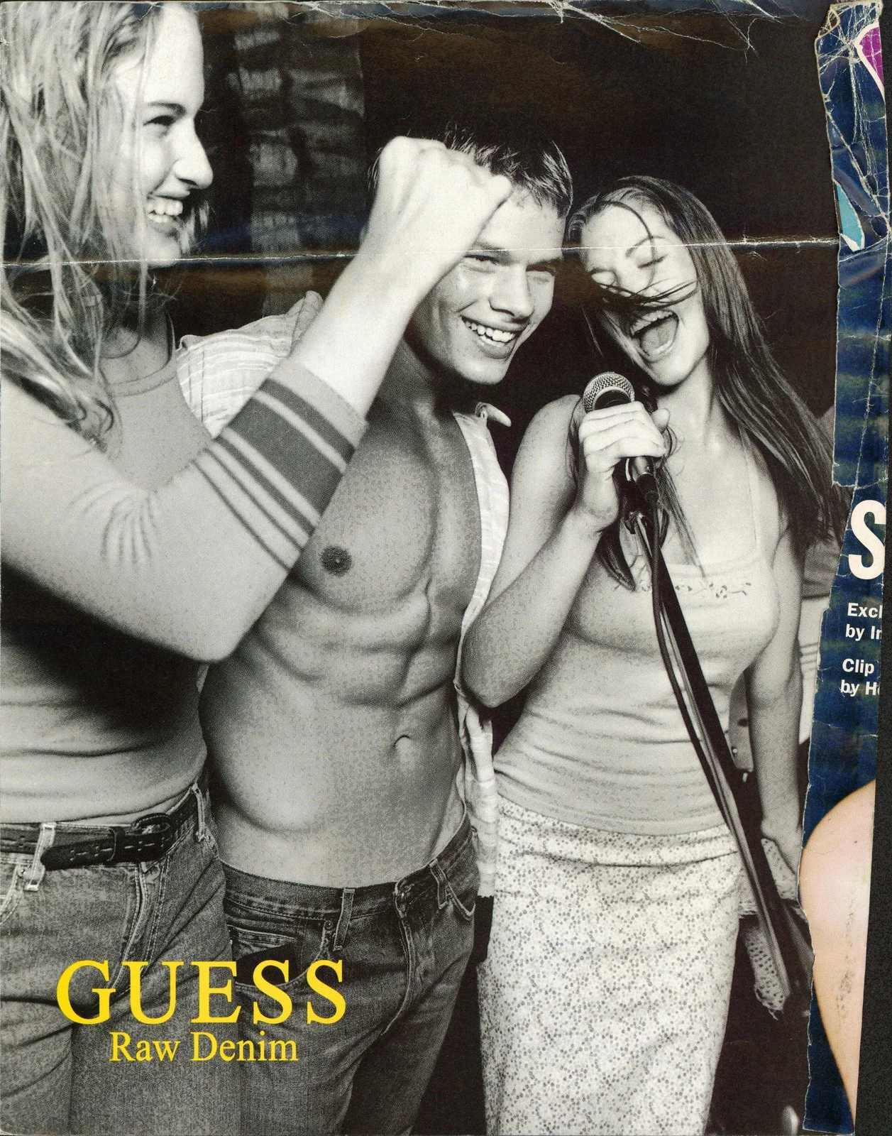 Hilary Swank — Hilary Swank "..Peace.." Signed Interview Magazine Cover April 2000 BAS #BS20974, image 2