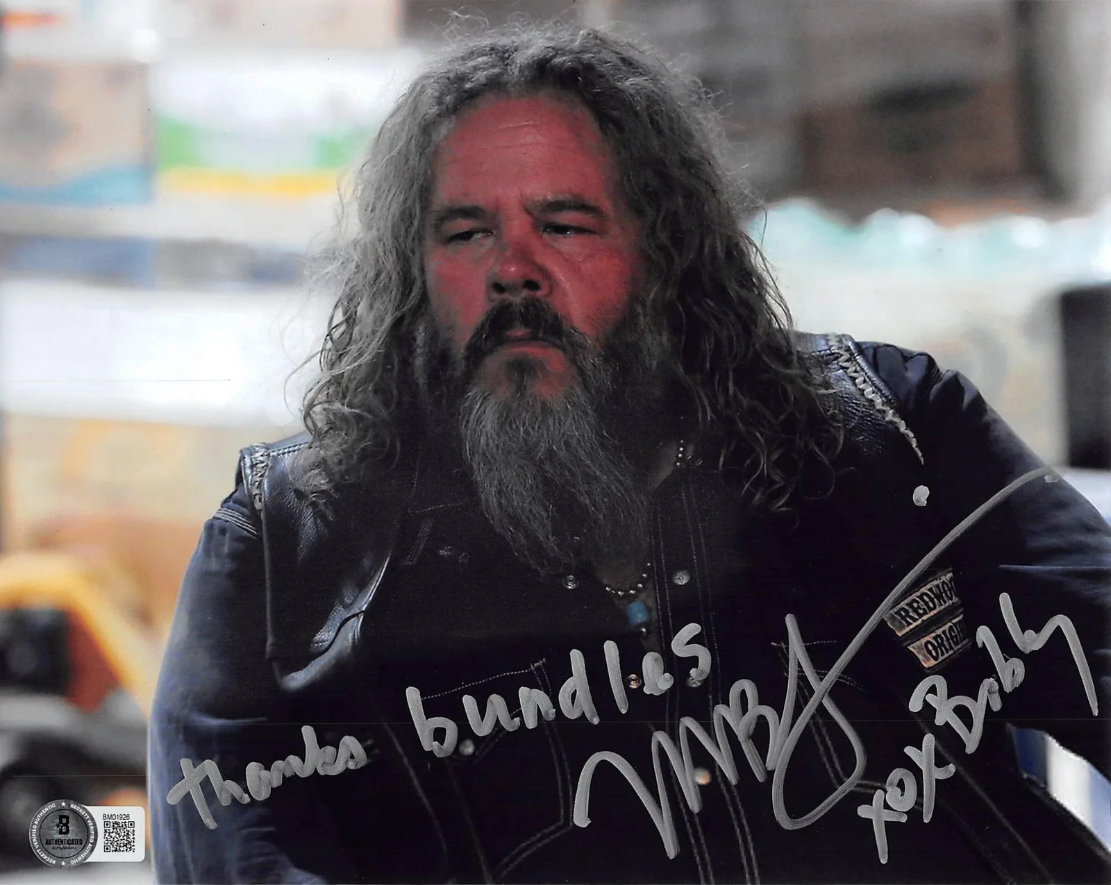 Mark Boone Junior — Mark Boone Jr. Sons of Anarchy "Thanks Bundles" Signed 8x10 Photo BAS #BM01926, изображение 3