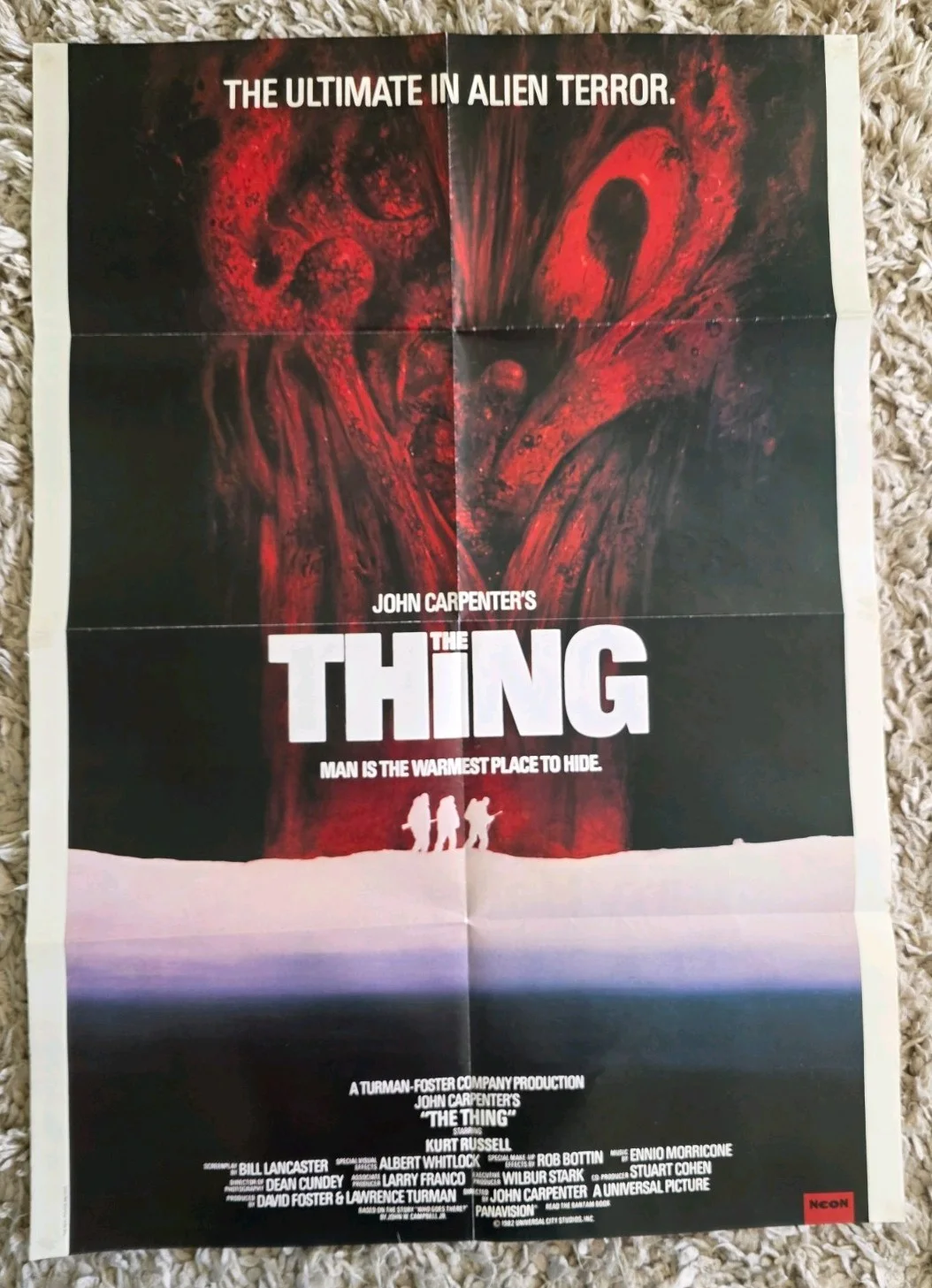 DIRTY HARRY and THE THING Two Sided Movie Film Poster John Carpenters Clint E, изображение 2