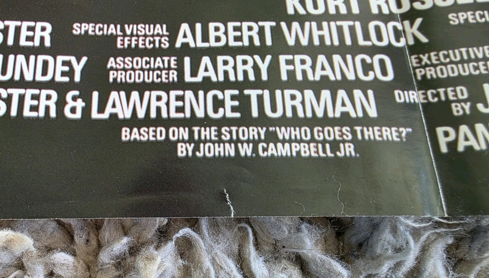 DIRTY HARRY and THE THING Two Sided Movie Film Poster John Carpenters Clint E, изображение 3