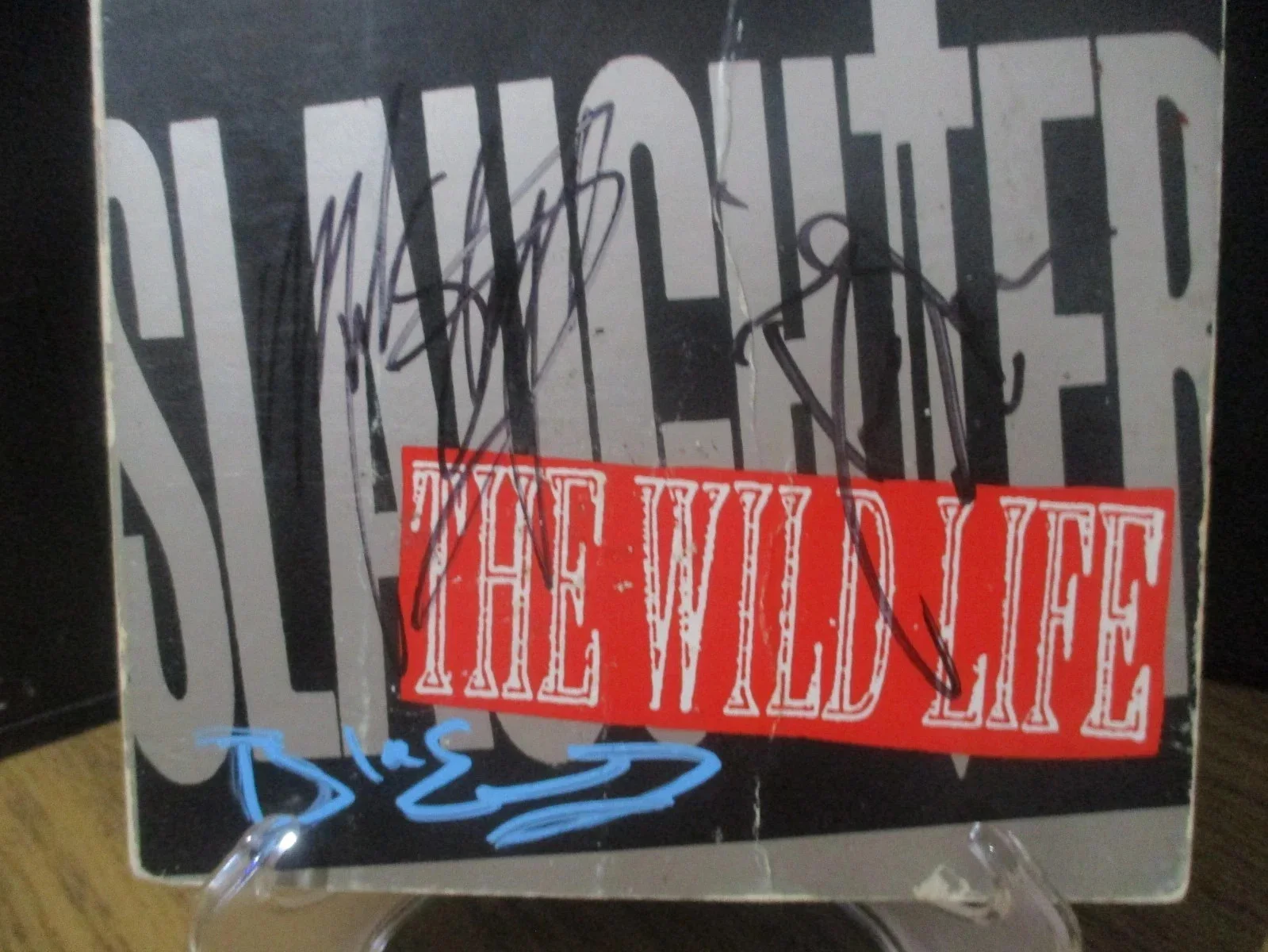 SLAUGHTER AUTHENTIC AUTOGRAPHED/SIGNED PROMO SINGLE CD MARK + 2, image 2