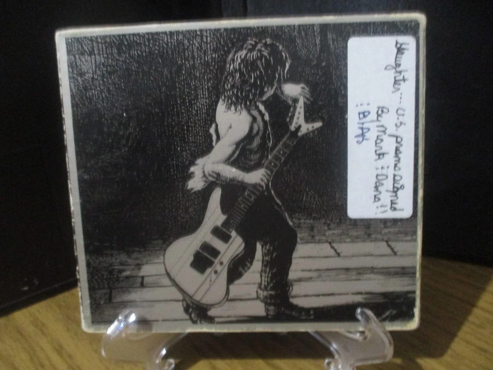 SLAUGHTER AUTHENTIC AUTOGRAPHED/SIGNED PROMO SINGLE CD MARK + 2, image 3