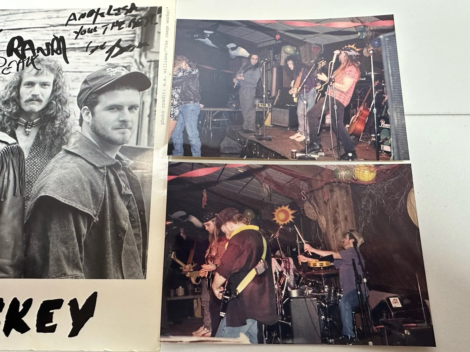 Dallas Moore “Poison Whiskey” Band Autographed Print & Original Concert Photos, изображение 5