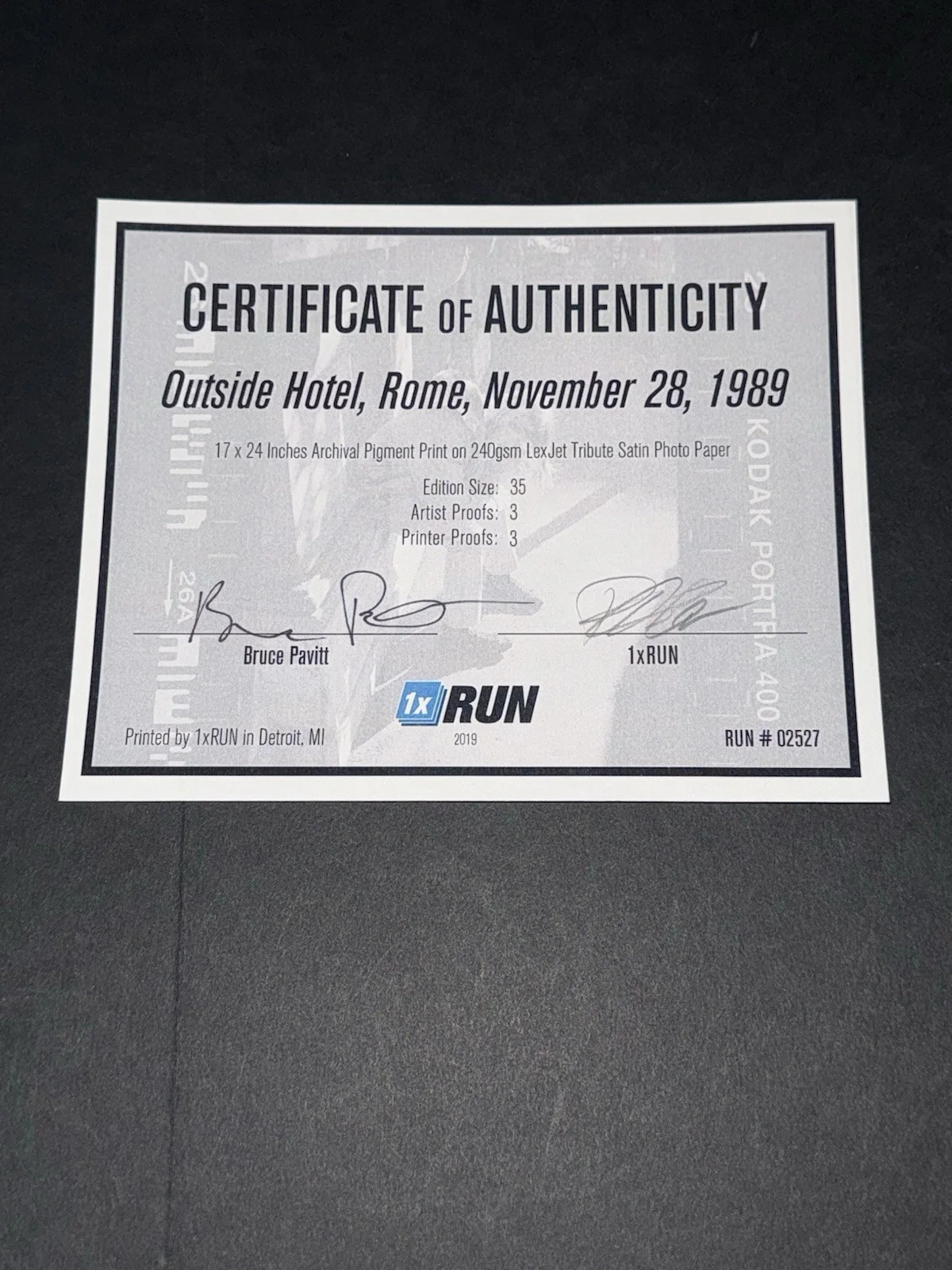 Experiencing NIRVANA Bruce Pavitt S/N Sub Pop Kurt Cobain Fine Print Large #/35, image 3