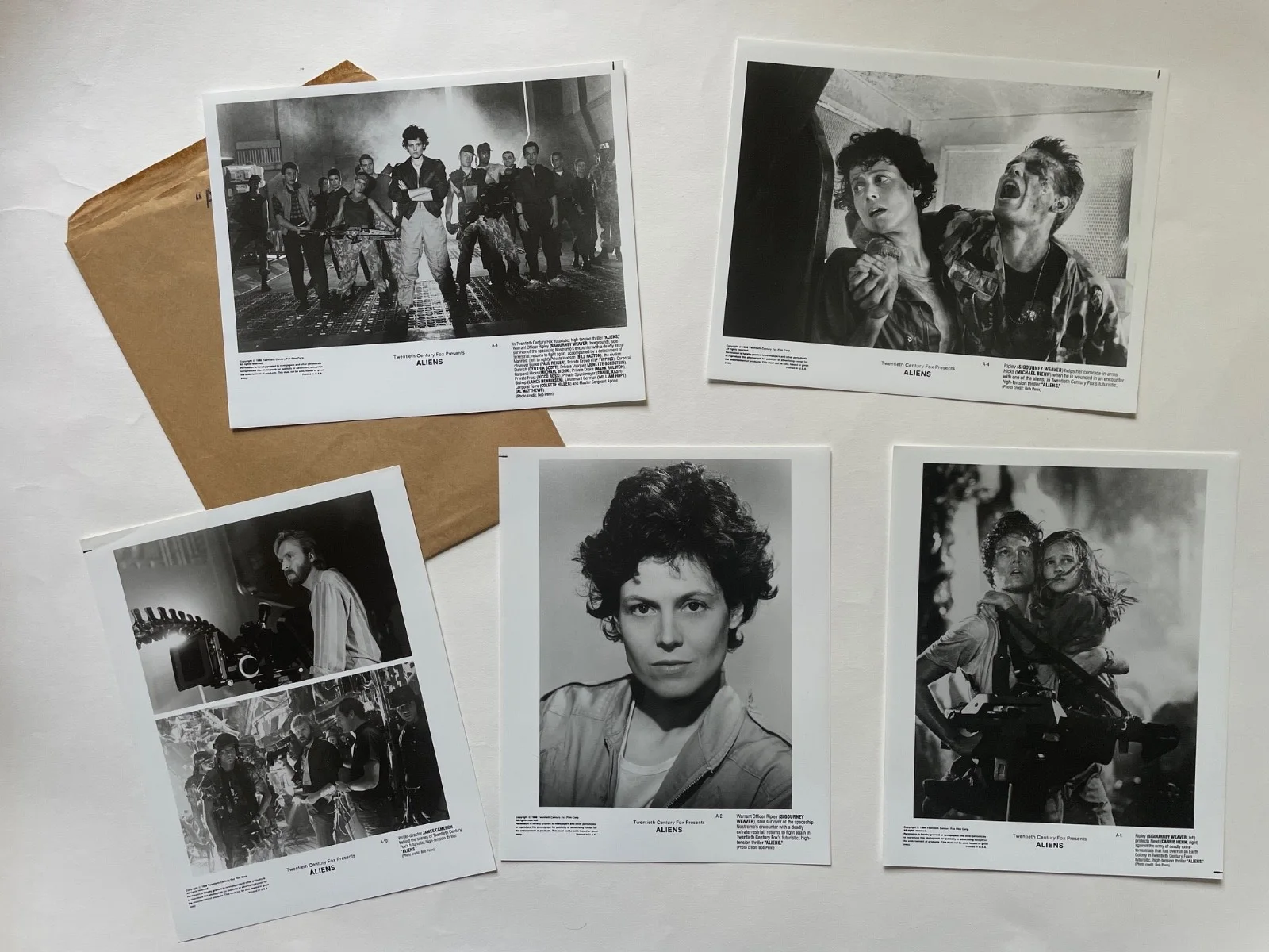 ALIENS (1986) Press Kit inc Stills VERY RARE James Cameron Sigourney Weaver, изображение 5