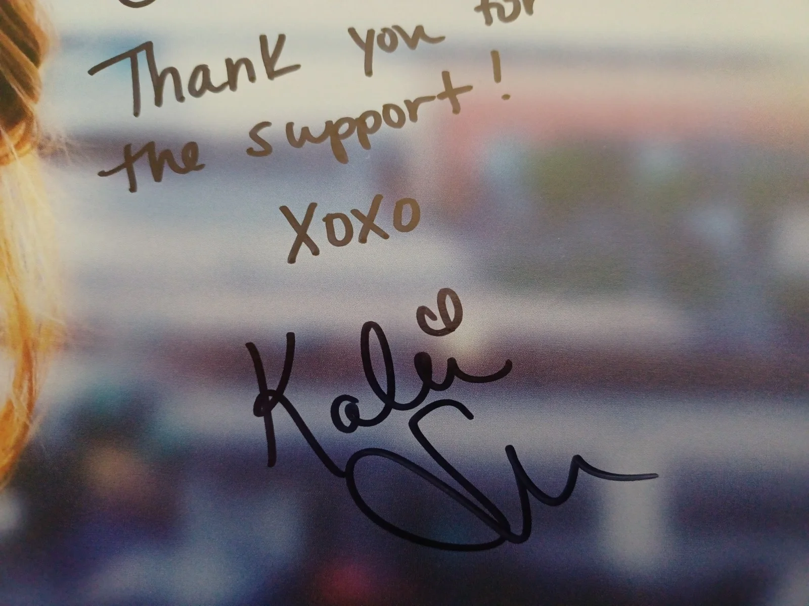 Kalie Shorr Signed 8.5" x 11" Photo - Country Singer, image 2