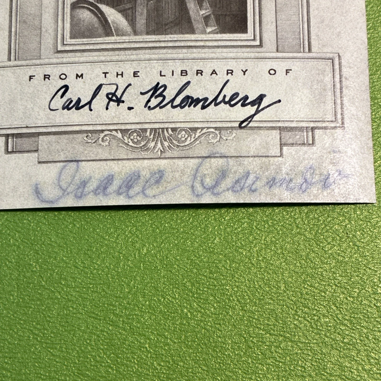 Issac Asimov — Isaac Asimov Foundation I Robot Author Bookplate Signed Autograph JSA COA 7B7, image 2