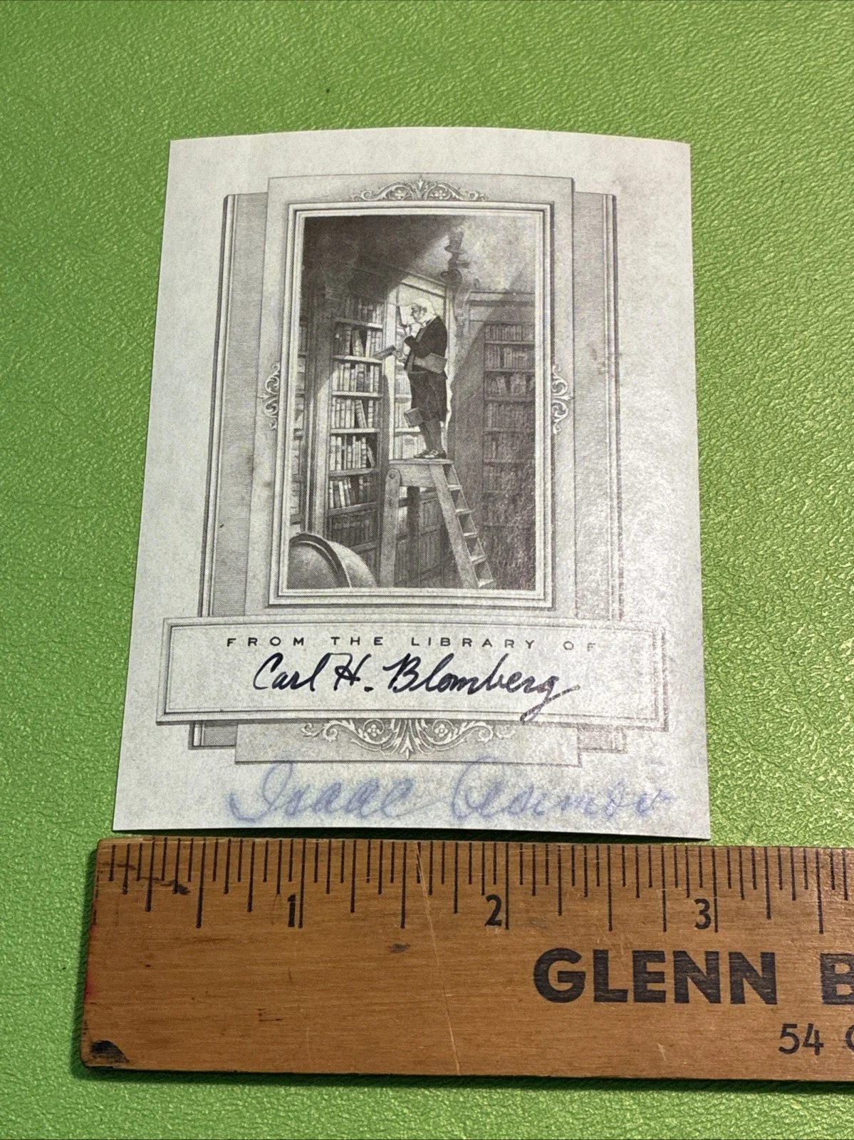 Issac Asimov — Isaac Asimov Foundation I Robot Author Bookplate Signed Autograph JSA COA 7B7, image 4