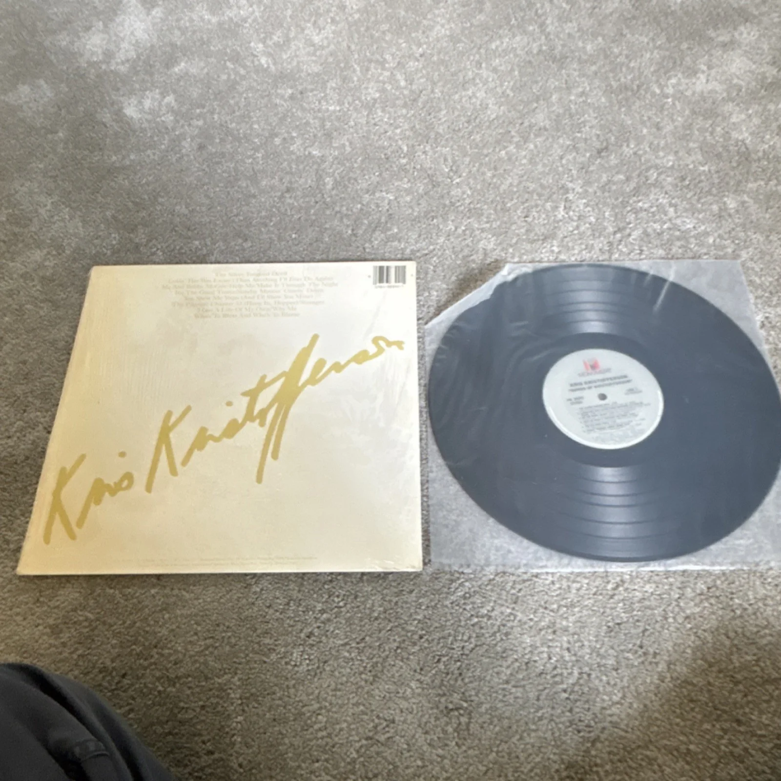 Kris Kristofferson Songs of Kristofferson Vinyl LP Record, изображение 2