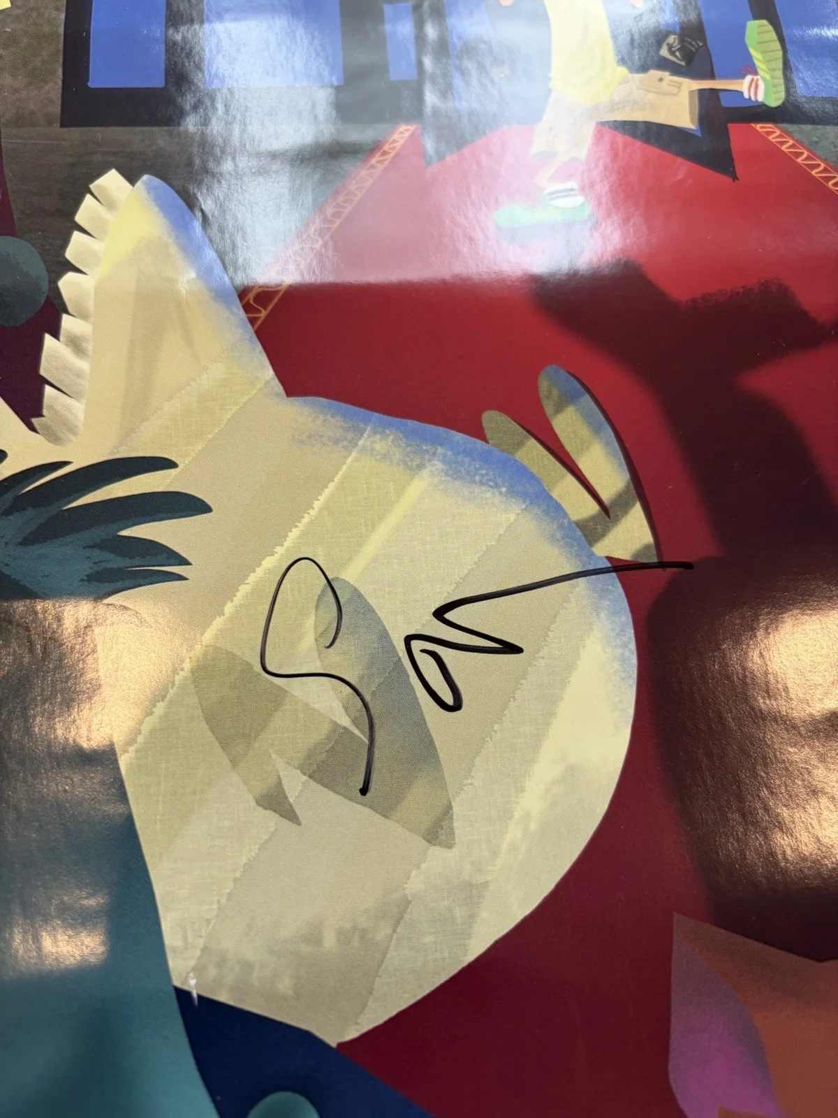 Hotel Transylvania Genndy Tartakovsky HAND SIGNED AUTOGRAPHED Poster 2012 11x17, image 2