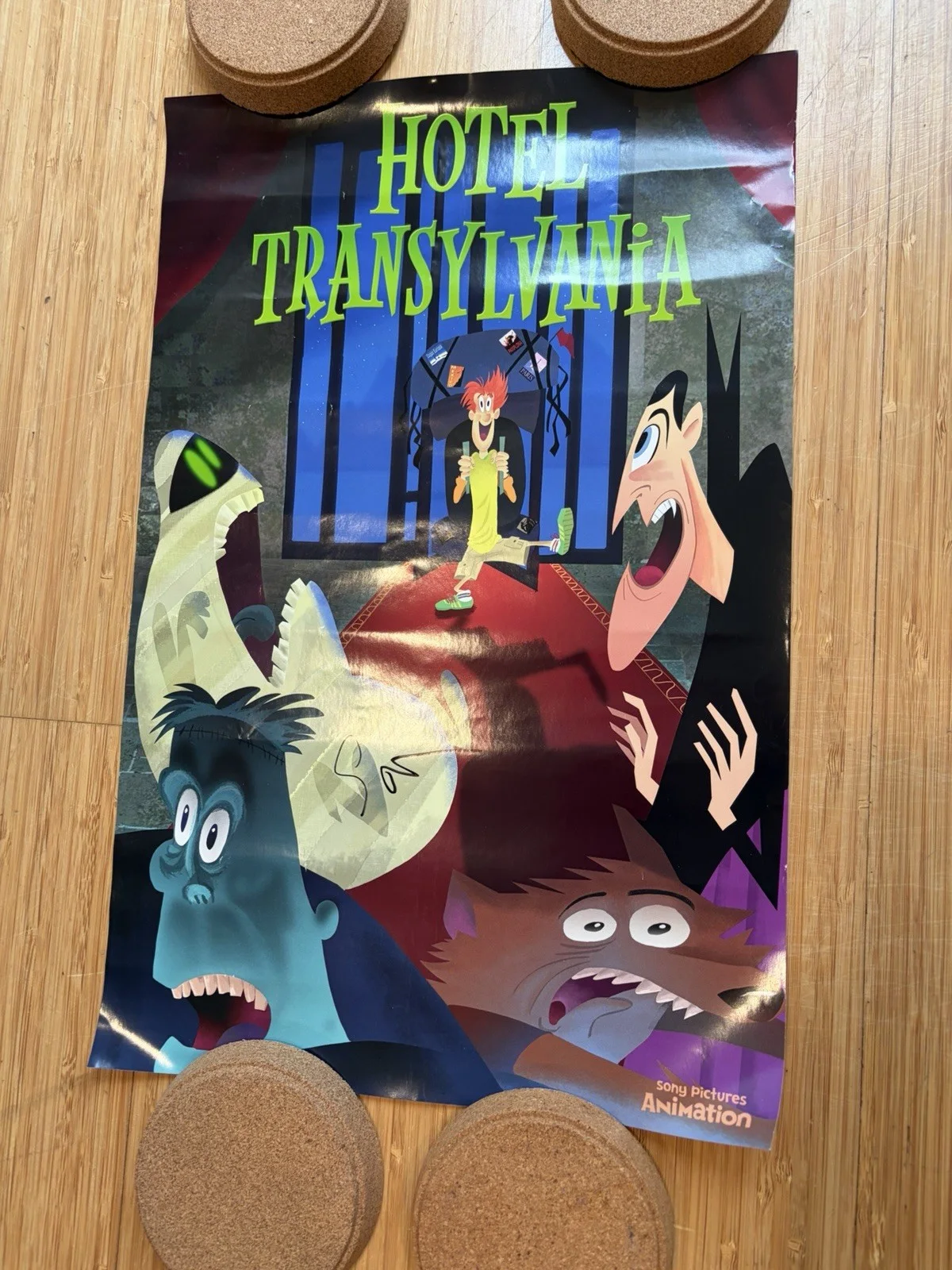 Hotel Transylvania Genndy Tartakovsky HAND SIGNED AUTOGRAPHED Poster 2012 11x17, image 3