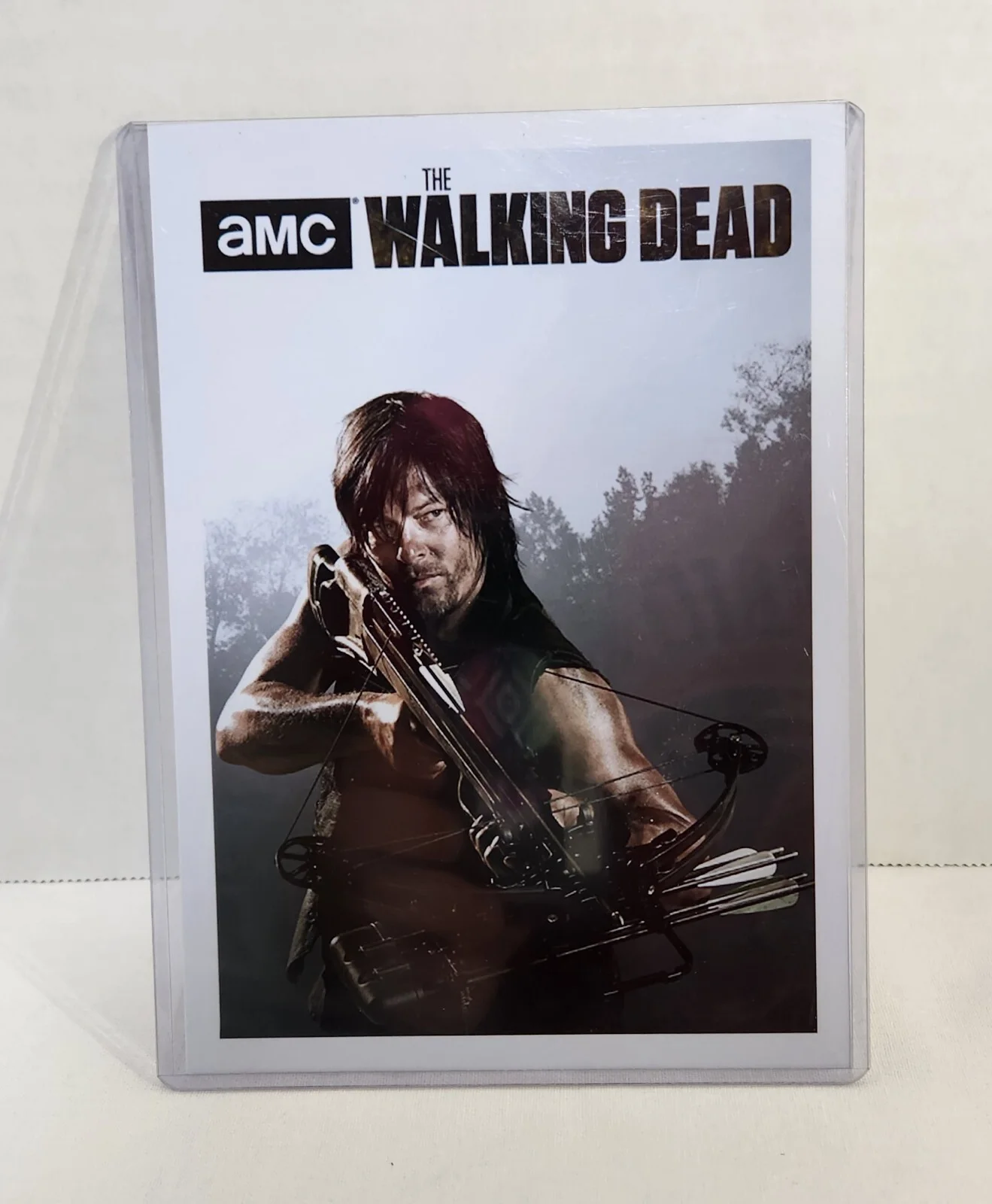 Walking Dead Zombie SIGNED Package w/ Daryl Dixon Photos & Plastic Top Loaders, image 5