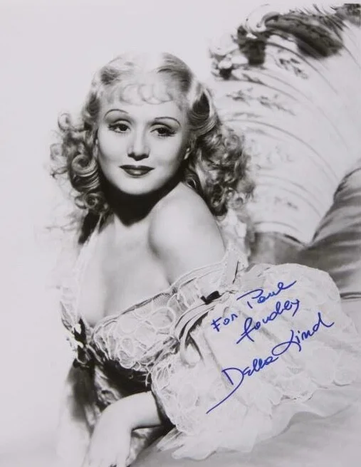 Della Lind — Della Lind Soprano Signer Silent Era Actress Singed Inscribed 8x10 photo, image 2