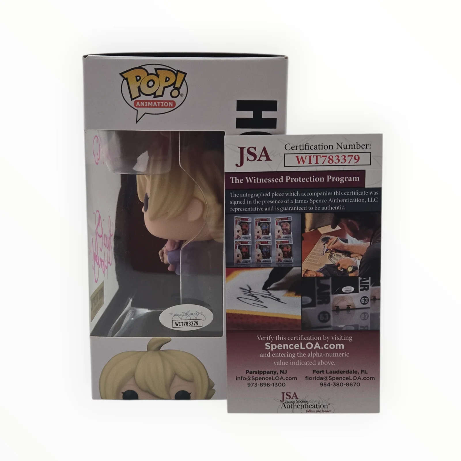 LUCI CHRISTIAN — Ouran High School Signed Funko Pop Honey Luci Christian Autograph JSA COA 379, image 2