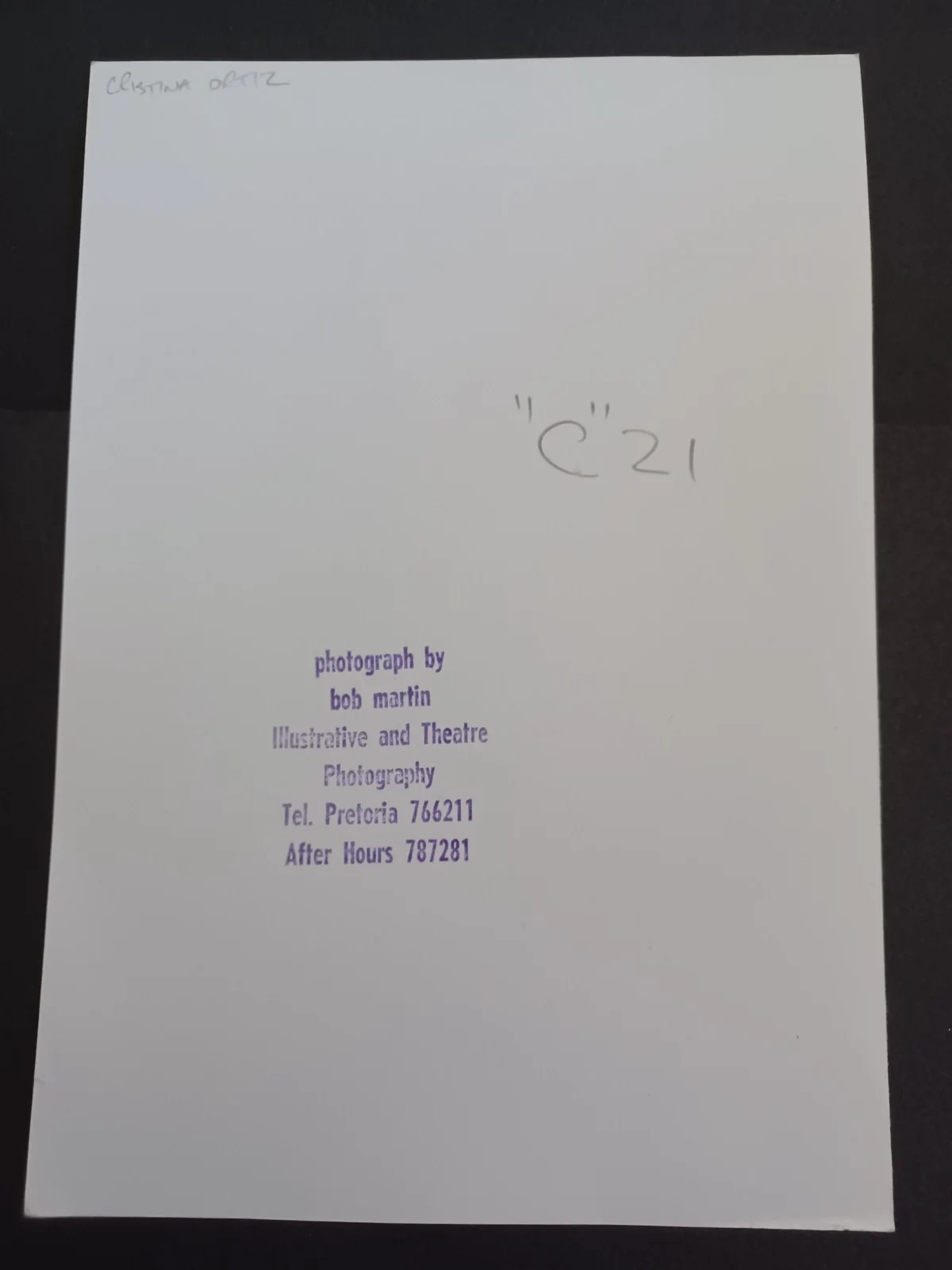 Cristina Ortiz Signed 7x10 Photo - Brazilian Pianist, image 3