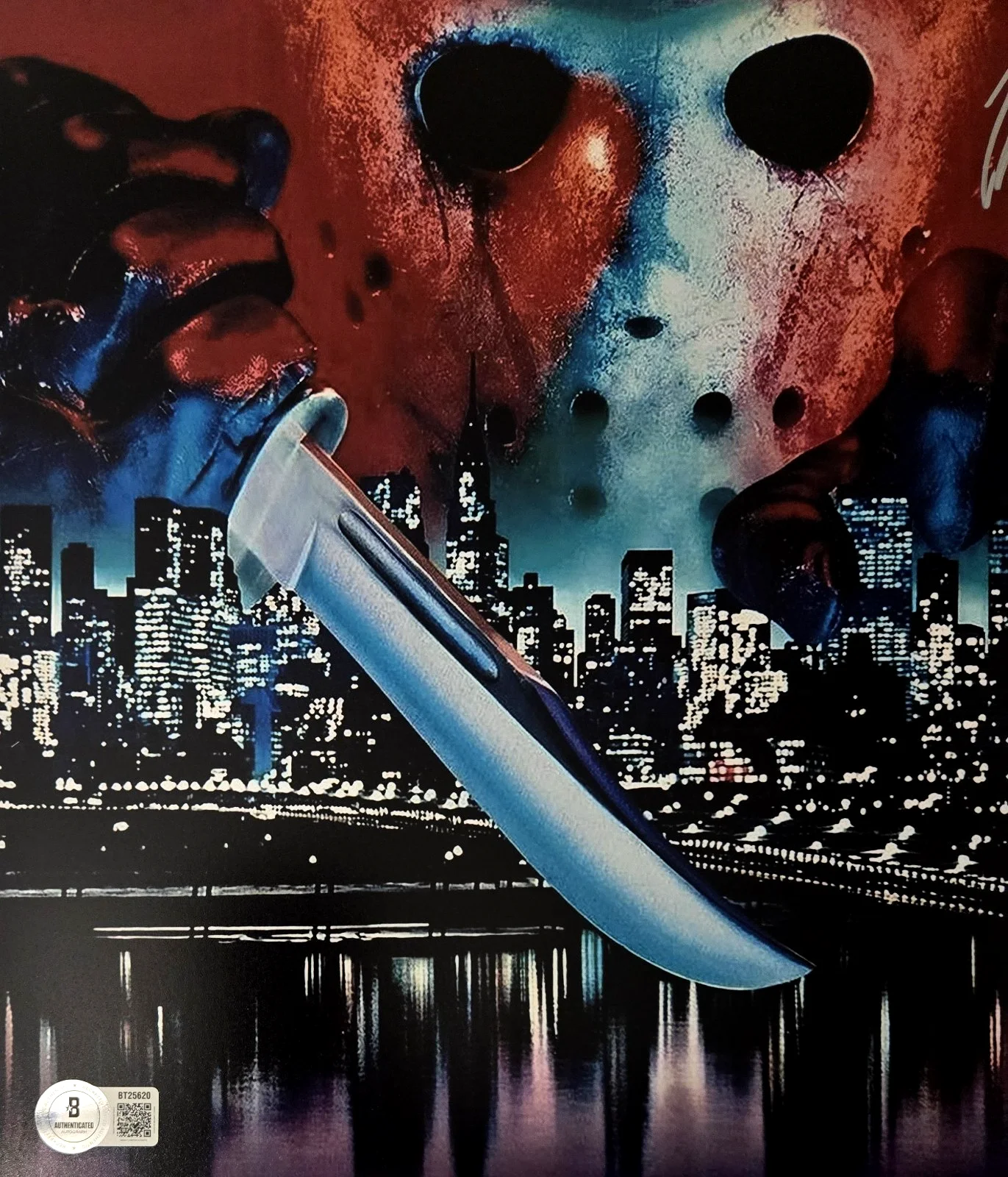 Kane Hodder — Kane Hodder Signed Photo Jason Friday the 13th Horror Autograph Beckett COA 620, изображение 2