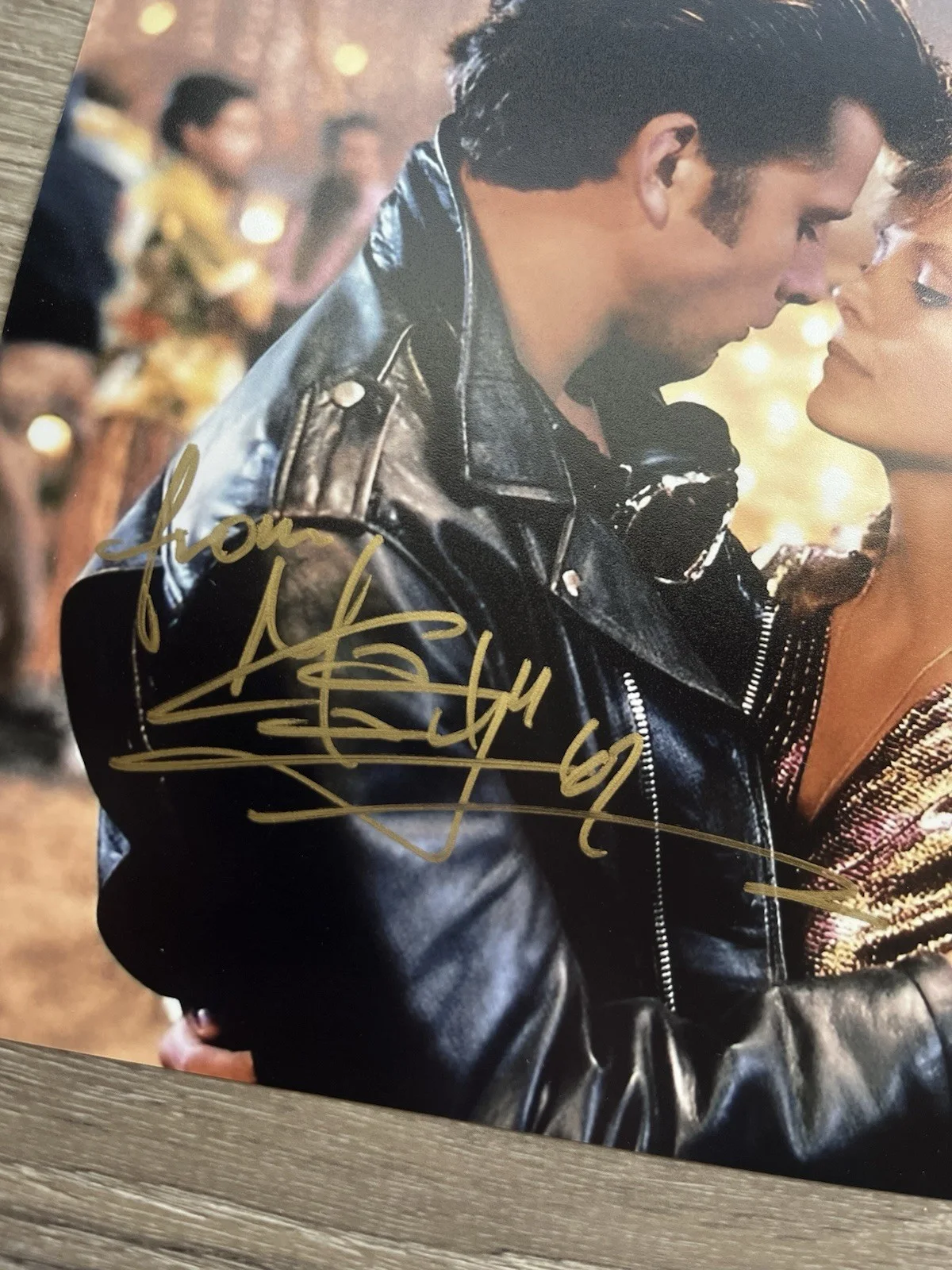 Maxwell Caulfield — Maxwell Caulfield Signed Michael Carrington 8x10 Photo Beckett COA Grease 2, изображение 5