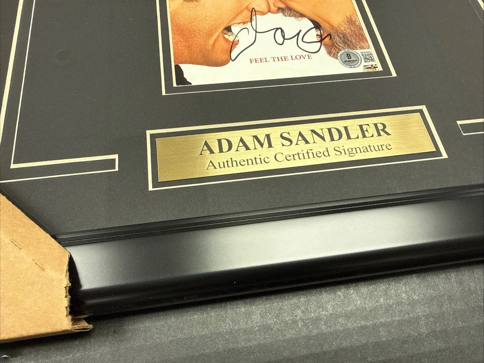 Adam Sandler Autgraphed DVD Anger Management 8x10 Photo Framed Beckett Bas Auth., image 2