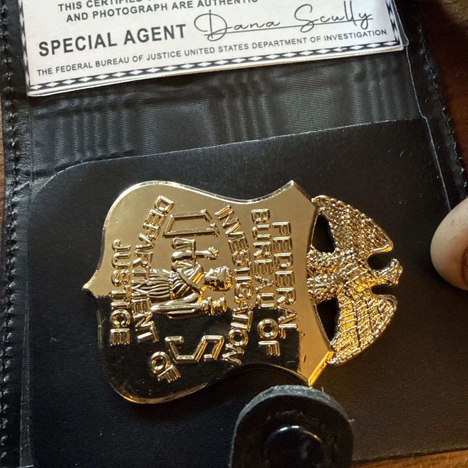 Leather I’d Film Prop FBI, image 3