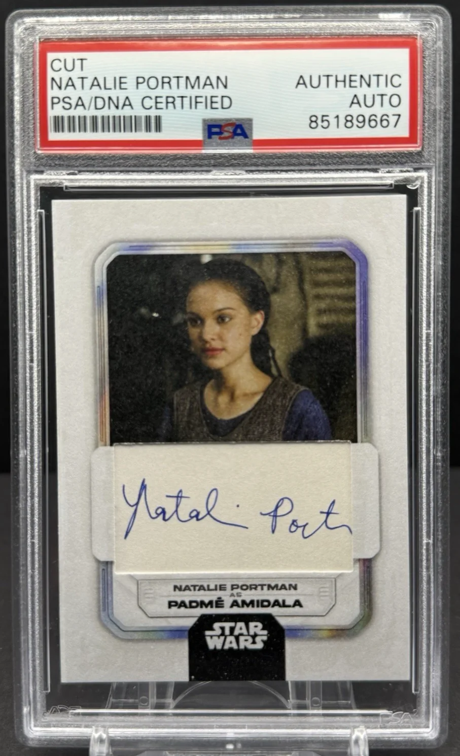 Natalie Portman — Natalie Portman Cut Auto PSA/DNA Certified Authentic Autograph Star Wars cc17