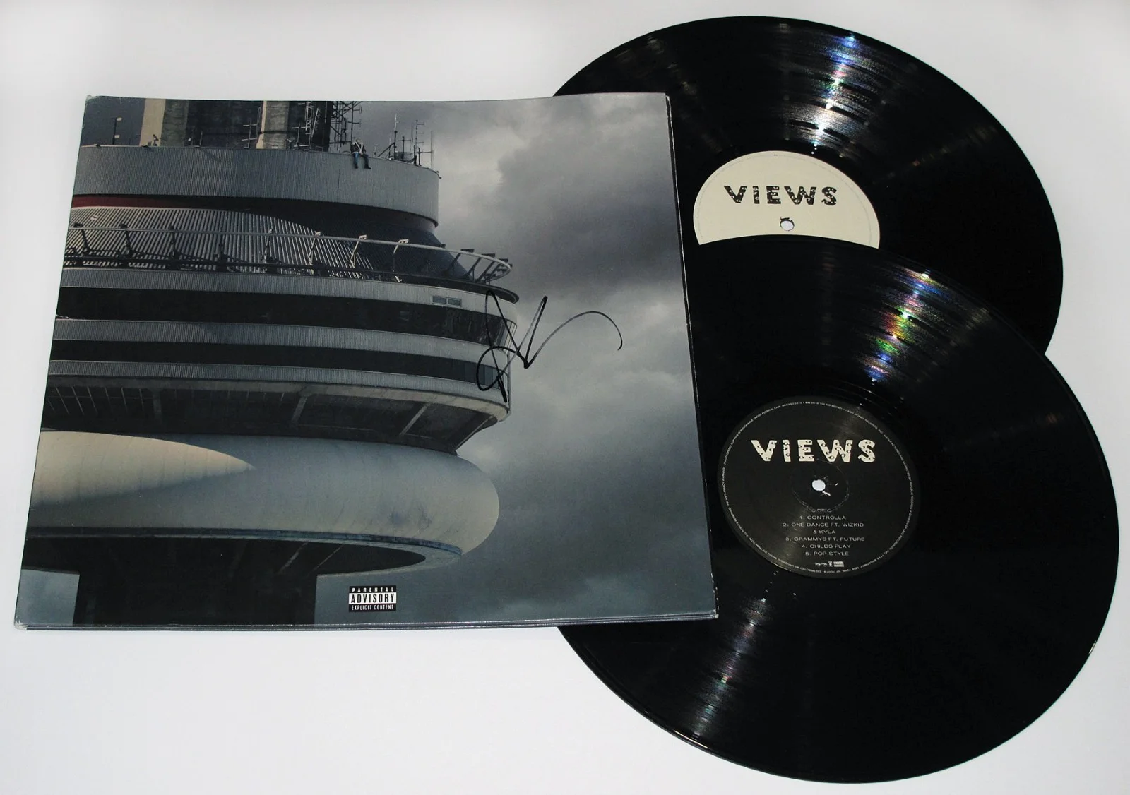 DRAKE — DRAKE signed "VIEWS" Vinyl Album EXACT PROOF Iceman Aubrey Graham JSA LOA Rare, image 5