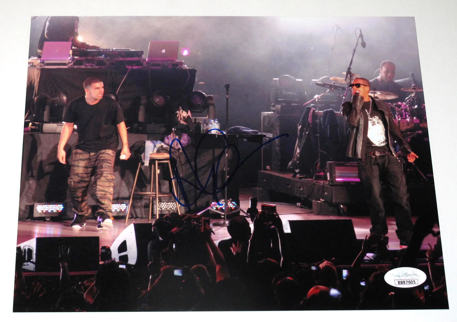 DRAKE — DRAKE signed "OVO FEST JAY-Z" 8x10 Photo Proof RAPPER Aubrey Graham JSA LOA Rare, изображение 4