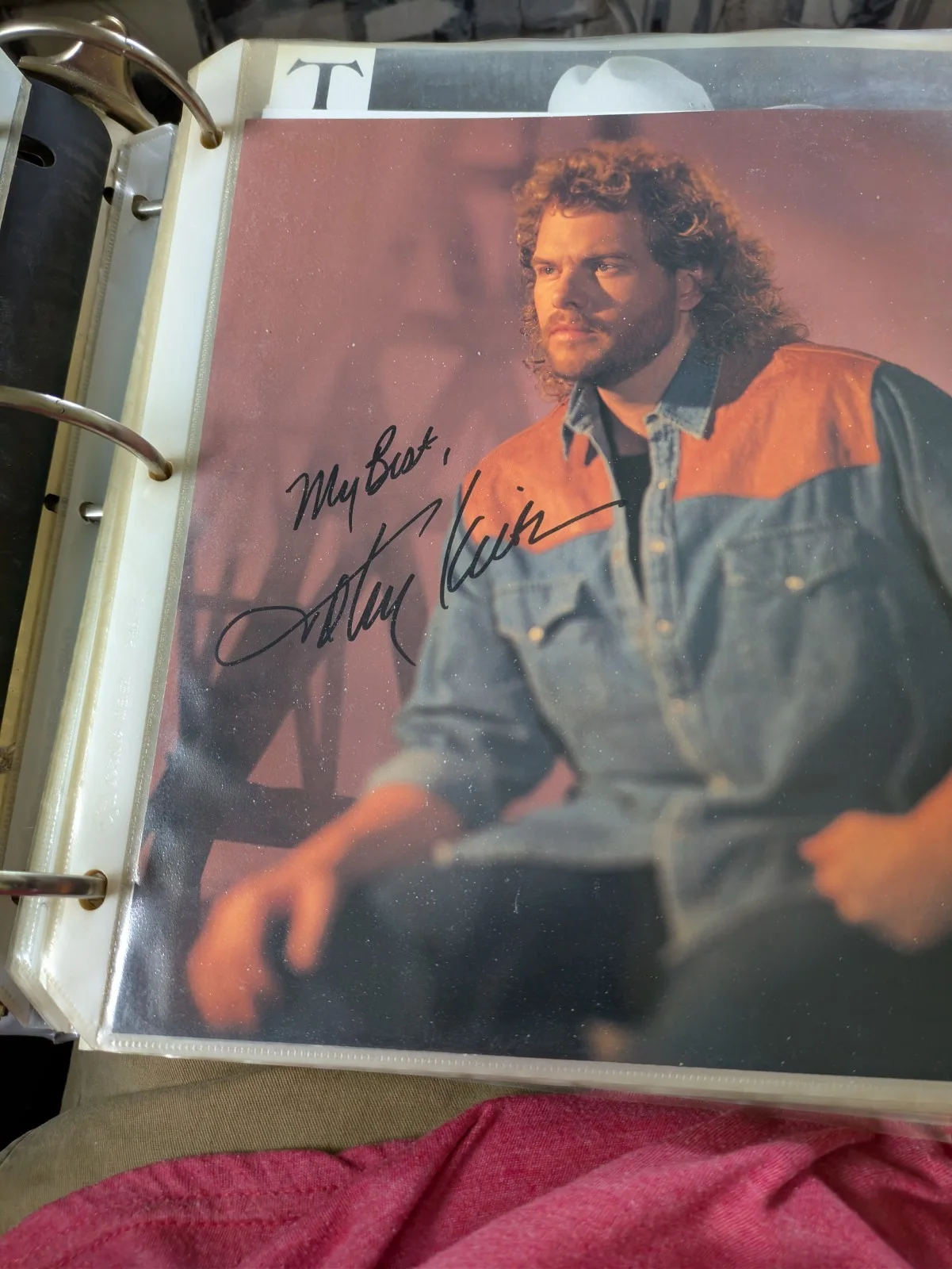 Toby Keith Autographed Signed Photo 8x10 International Fan Club Picture 2001 Lot, изображение 3