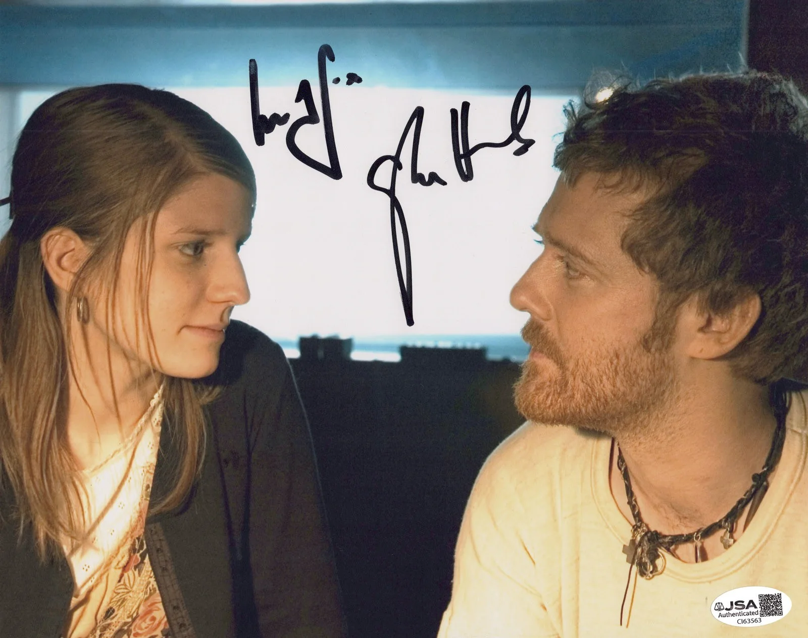 Glen Hansard, Marketa Irglova — Glen Hansard & Marketa Irglova signed "ONCE" 8x10 Photo EXACT PROOF c JSA COA, image 5