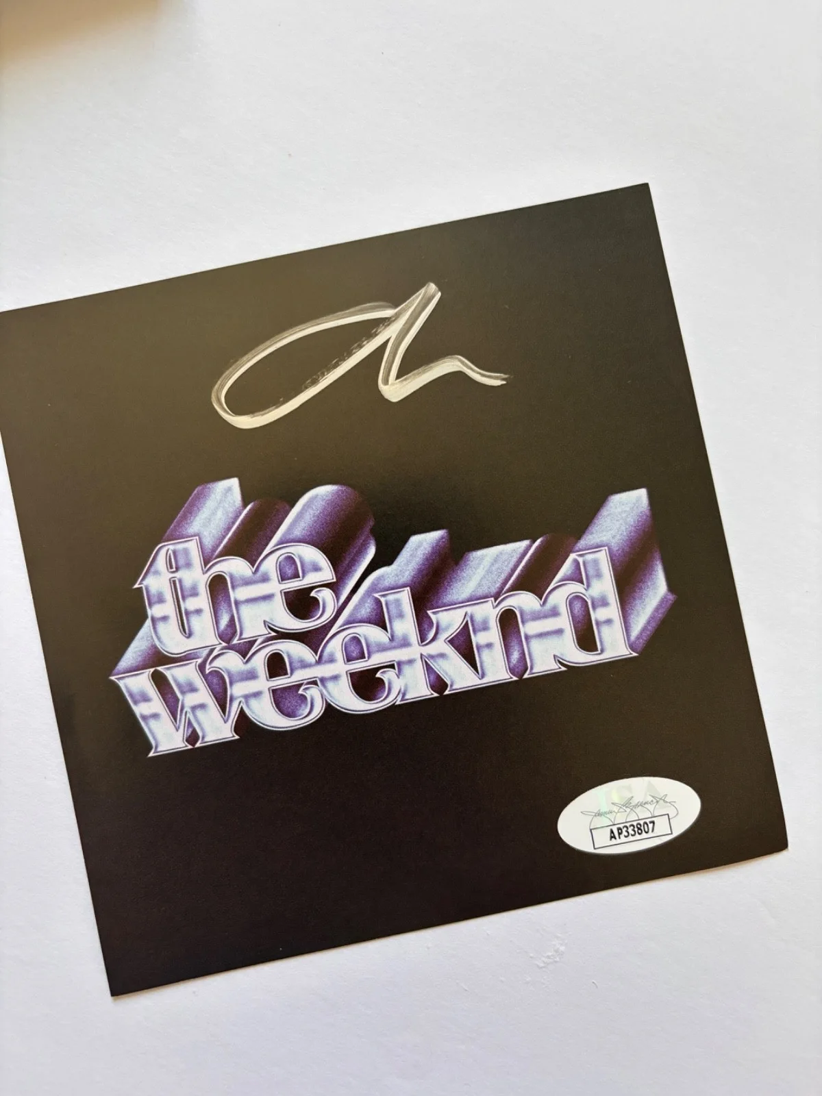 THE WEEKND SIGNED DAWN FM CD COVER FRAMED SINGER ABEL TESFAYE AFTER HOURS JSA !, image 2