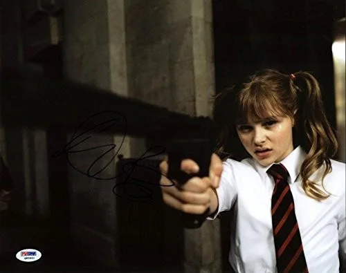 Chloe Moretz — Chloe Grace Moretz Kick-Ass Signed Authentic 11X14 Photo PSA/DNA #Q85641, изображение 2