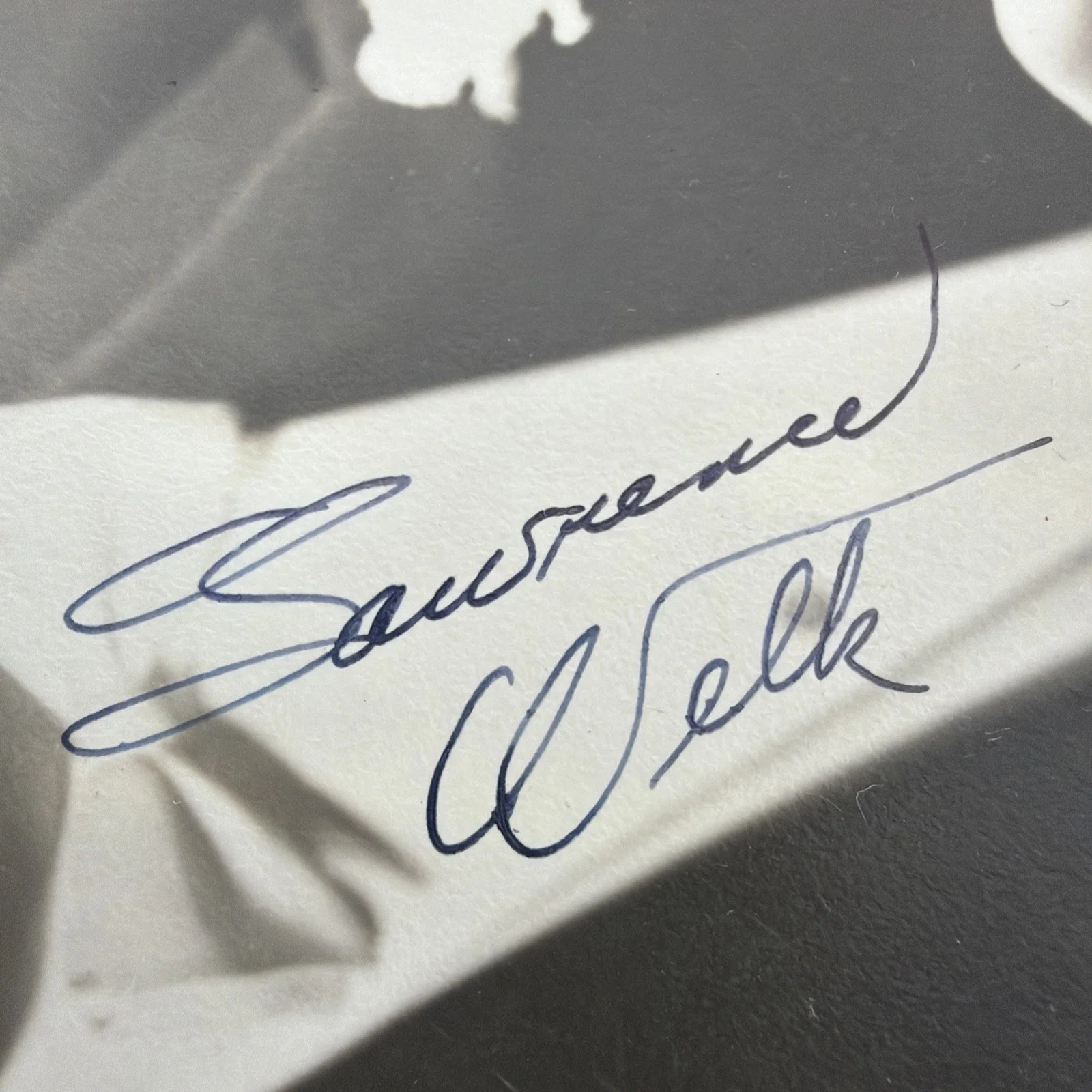 Lawrence Welk Signed Autographed Black & White Photo - No COA, изображение 3