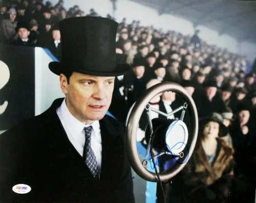 Colin Firth — Colin Firth The Kings Speech Signed Authentic 11X14 Photo PSA/DNA #M97460, image 2
