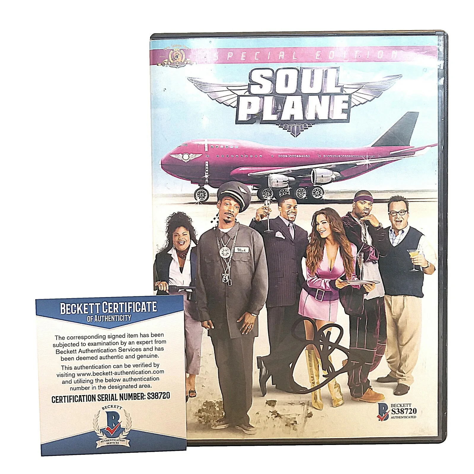Snoop Dogg — Snoop Dogg Signed Soul Plane DVD Beckett BAS COA Rap Hip Hop Movie Memorabilia