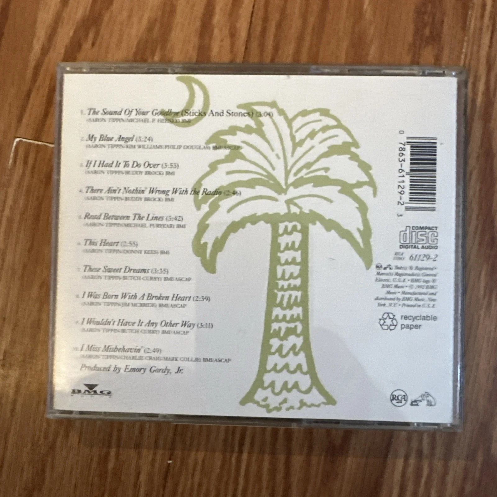 Aaron Tippin Autographed Read Between The Lines CD / SIGNED, image 3