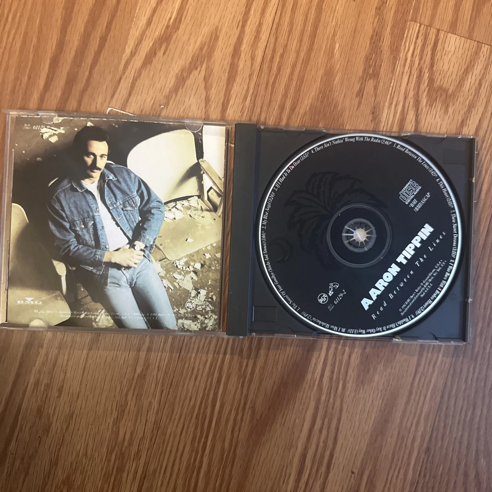 Aaron Tippin Autographed Read Between The Lines CD / SIGNED, image 4